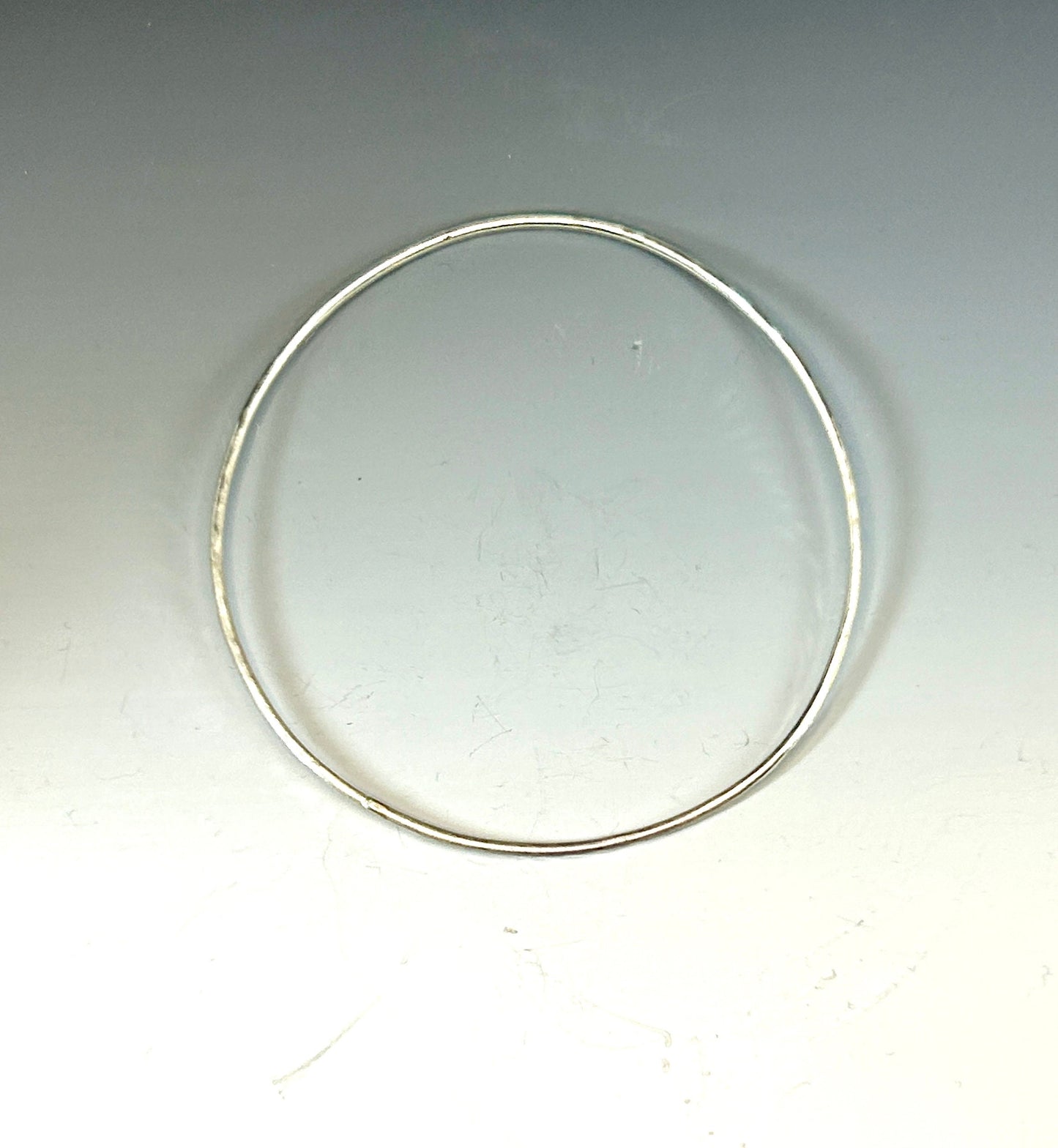 Thin Sterling Silver Bangle Bracelet