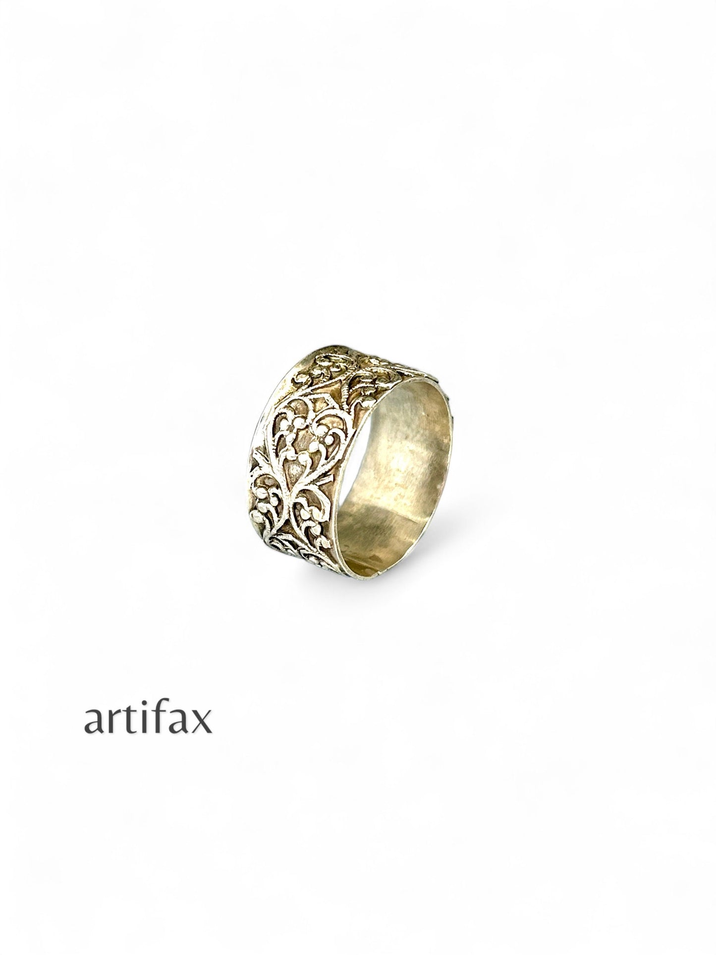 Textured Sterling Silver Ring