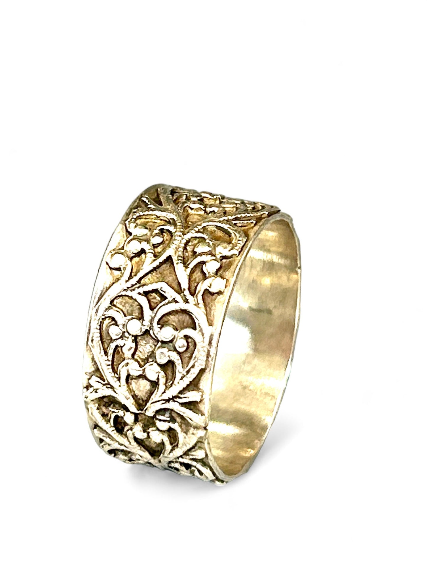 Textured Sterling Silver Ring