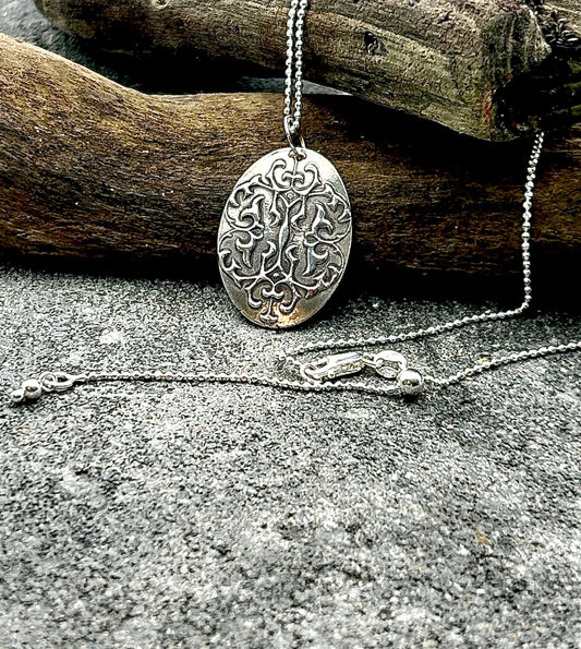 Italian Design Silver Necklace